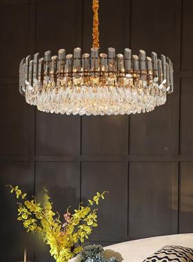 卖热轻奢水吊灯客厅灯202年新款简约现代58030卧室餐厅灯全屋晶灯