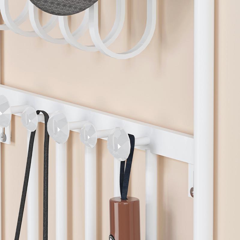 壁挂打衣帽架关入户住宅-LZY靠墙挂衣免孔墙玄上一体卧室门后置架