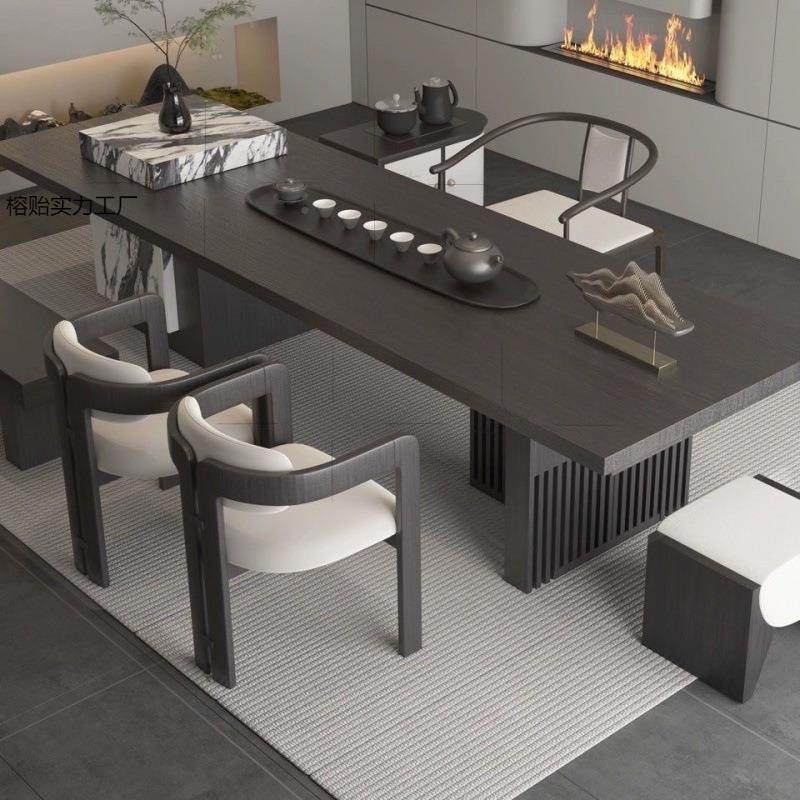 中VHK现代轻奢岛板桌椅茶桌高组合式实木大板设计师端岩茶台功夫,电子元器件市场,其它元器件,淘宝优惠券,粉丝福利购,淘宝优惠卷