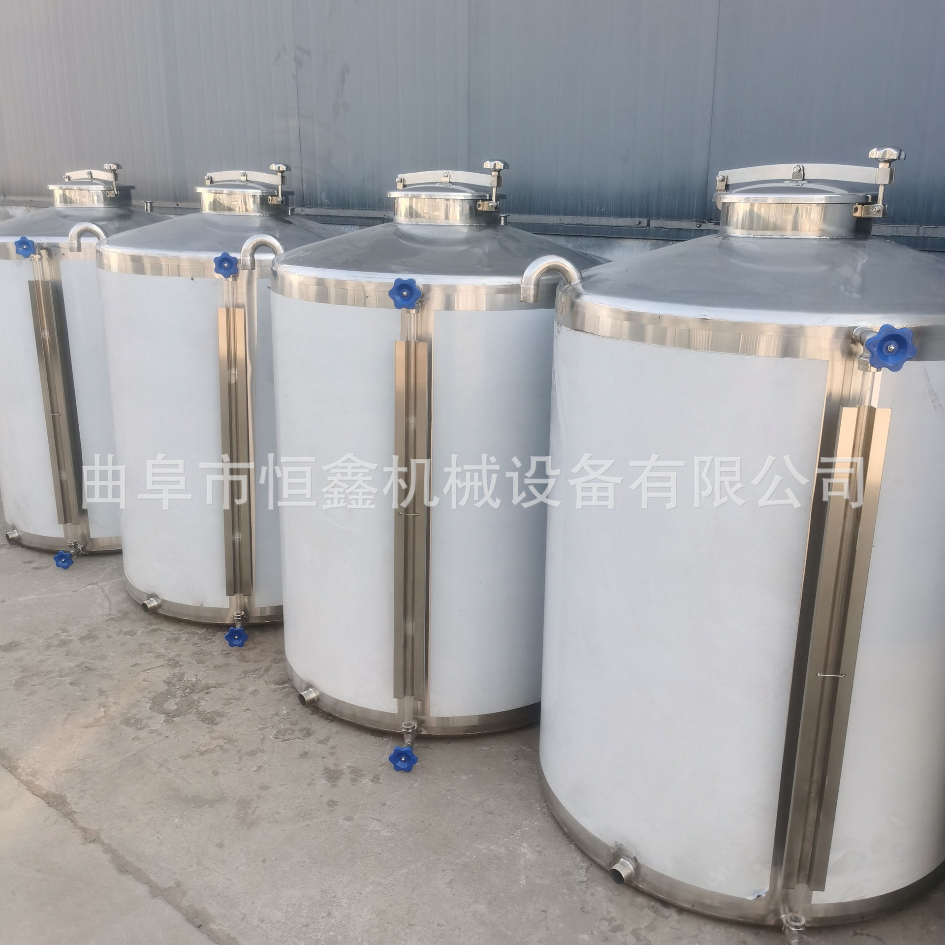 制作多种不锈钢储存罐304立式红酒酒容器不锈钢酿造储存设备