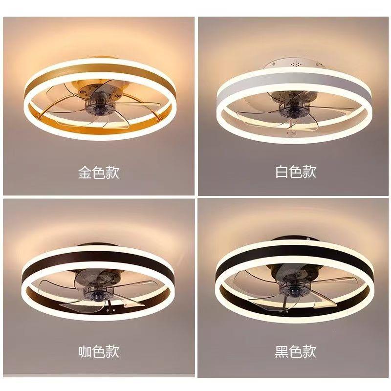 卧室童吸顶风扇轻灯奢简约家书房餐厅儿房风扇灯651跨境中用山灯