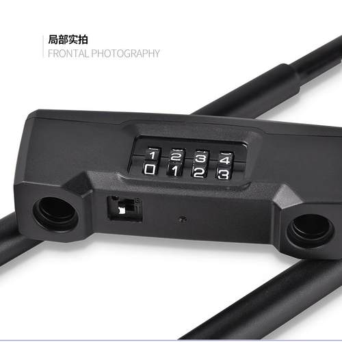 玥玛密码办RBG公室玻璃店锁框铺U门型免开孔有推拉中间双开带框有