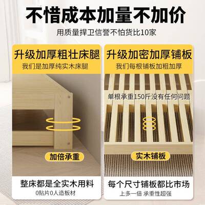 实木伸榻缩床SPQ抽拉小户床型客厅米单人简易推拉床两用折榻叠沙