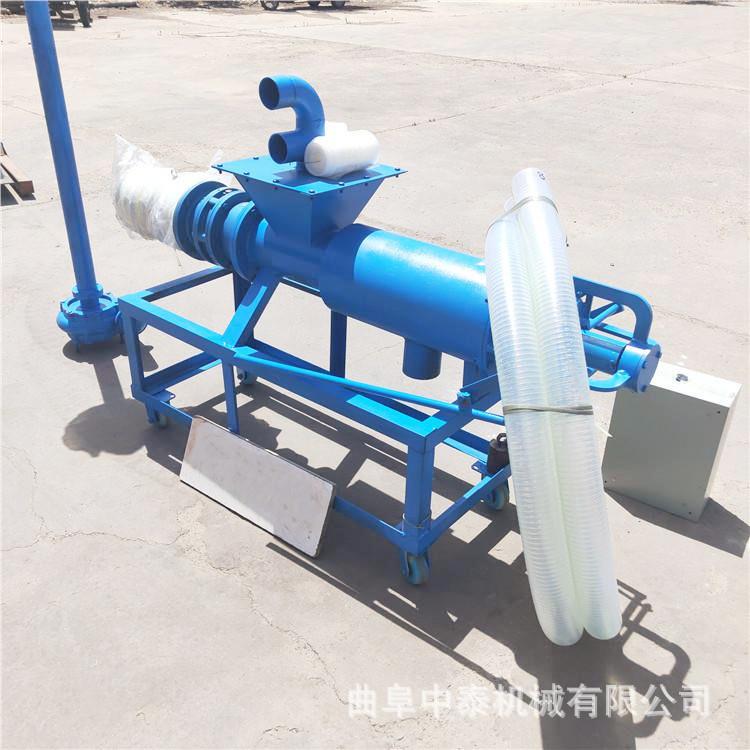 PUB自动化螺旋挤压式分离养猪脱场粪污水水机不干锈钢外壳粪机便