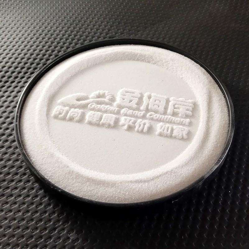 定做烟缸灰烟桶垃桶灭烟沙灰模具logo印模VIB圾细沙印章石英沙压