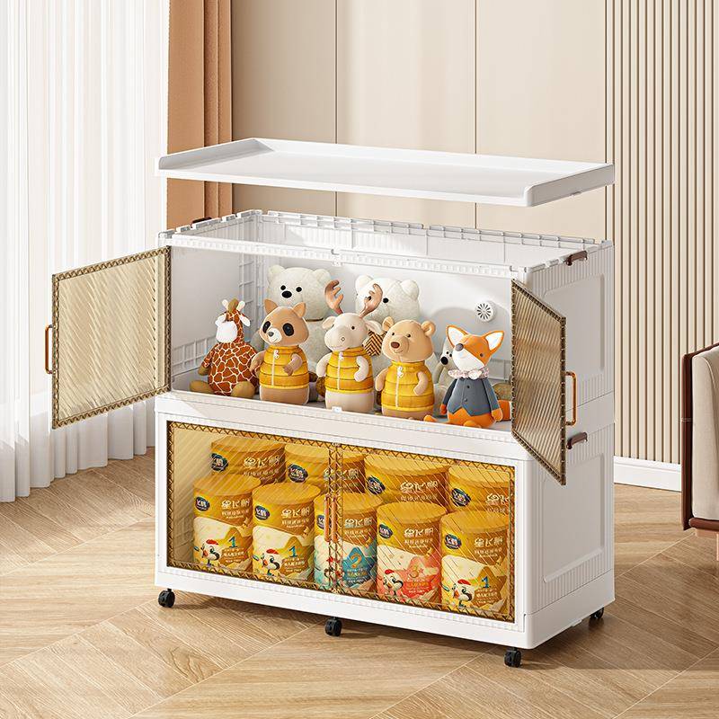 100面宽CN-3081免装收纳柜多用层收纳箱玩安具杂物整理储物家柜子