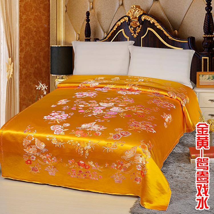 被XI杭软州丝绸缎婚庆被面