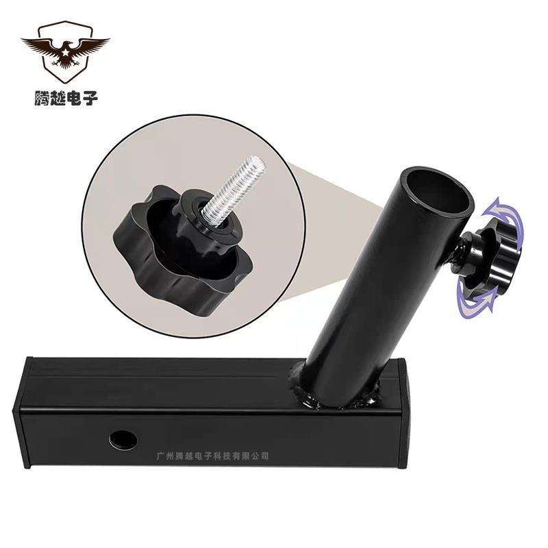 车源厂家汽车皮卡车旗杆座防锈悬挂旗杆支架锈钢VSH头拖杠旗不杆