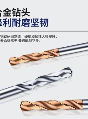 钨.钢麻花钻12XFJ0L9特长合金头钻5.055.155255.355.455.555.5