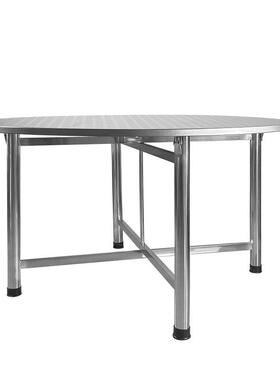 米不锈钢圆席1.2压花烧桌烤桌压花餐桌饭桌农村流水酒桌HL101563