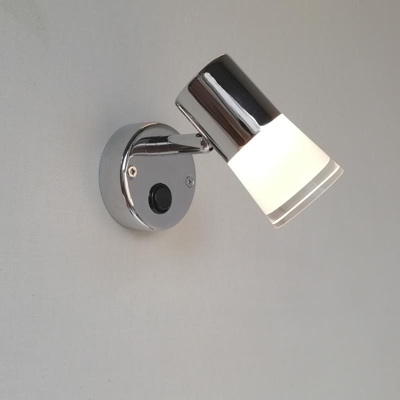 房车阅读灯12V床头灯24V车内灯带开 关床车游艇LED照明灯车载灯3W