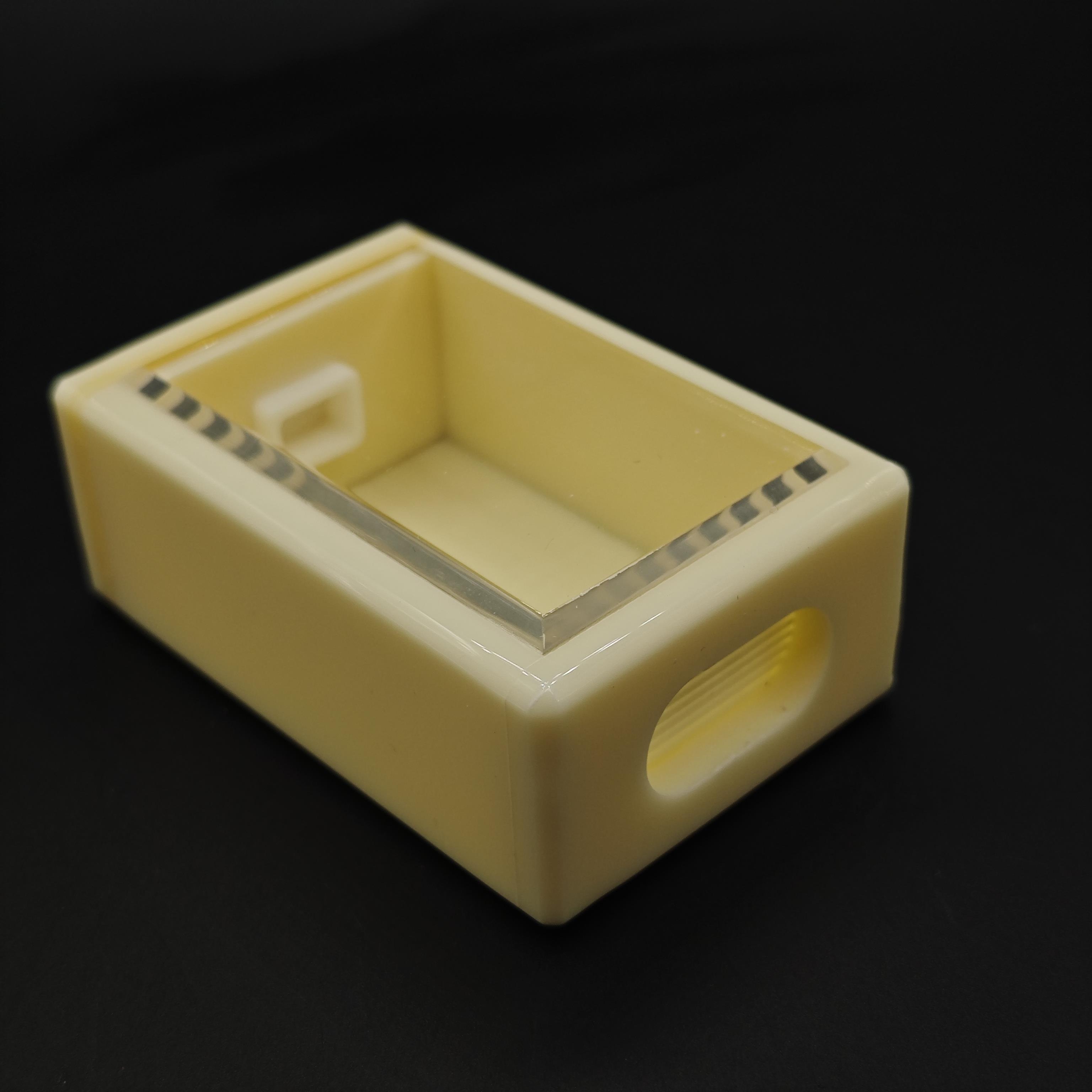 牙黄有机玻璃盒黄蛉盒 竹蛉盒 金钟盒 等鸣虫盒 鸣虫用具 虫具