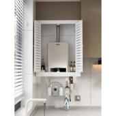 燃气热水器装 饰遮挡罩热水器洞洞板遮挡燃气遮挡热水器烟管遮挡罩