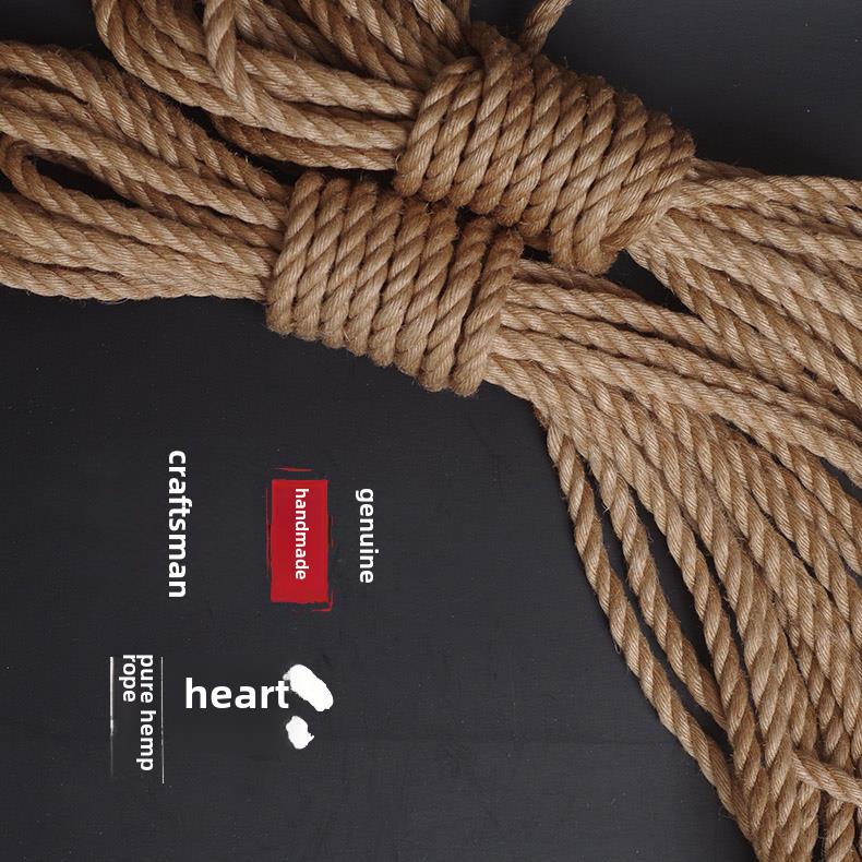 日式【手工处理】醉绳正品教程麻绳捆绑绳麻绳绳艺绳缚捆绑麻绳子