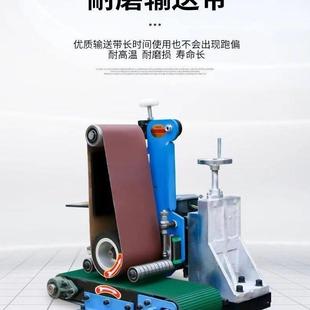 全自动台式小型平面抛光机拉丝机除锈金属毛刺砂带打磨机厂家
