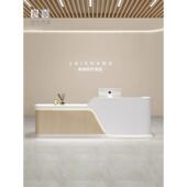 现代简约公司前台接待桌培训机构咨询台美容院口腔诊所收银台吧台