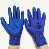牛盾强力压纹正品 A688劳保手套耐磨乳胶防水防滑工地装 修刮腻子