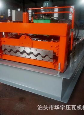 钢结构推荐750外墙板横挂板机彩钢瓦设备压瓦机厂家供应