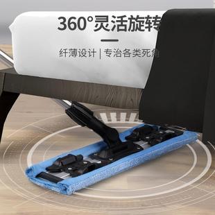 W1TR平板拖把墩家用懒人一瓷拖地净砖夹布托布965不锈钢木地板