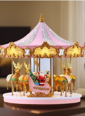 美国Mr.Christmas布麋鹿音乐盒