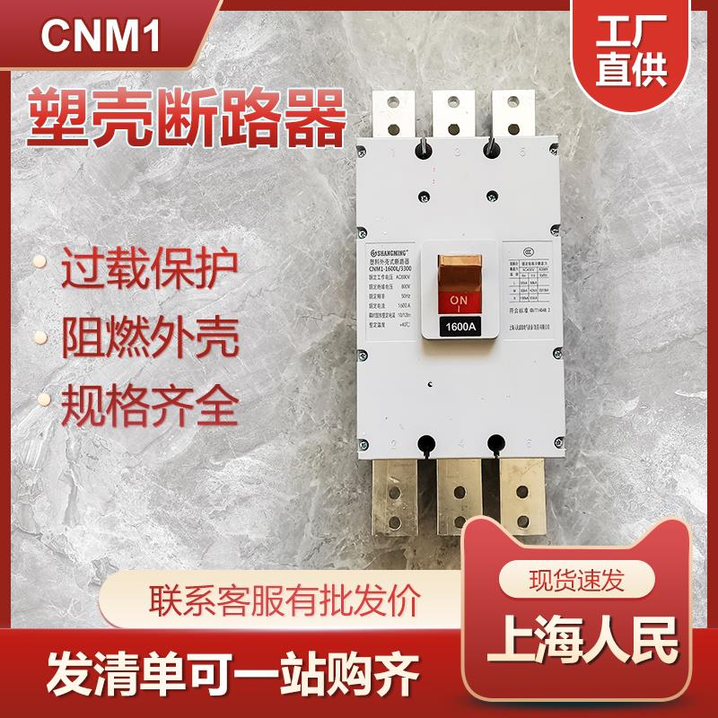 上海人民发电机总开关500KW 600KW塑壳断路器3P1250A 4P1600A空开