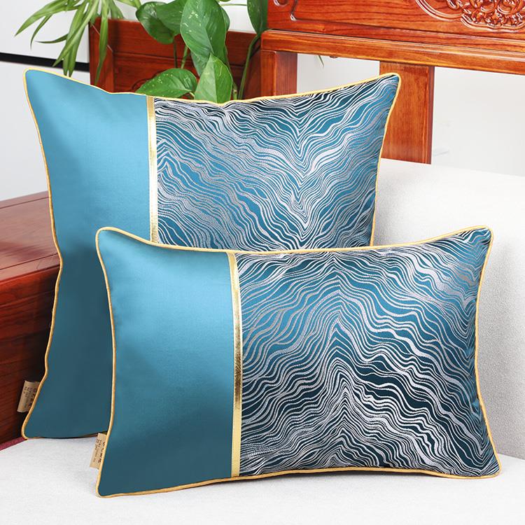 艺必旭现代简约沙发靠垫家用客厅酒店样板间抱枕轻奢卧室方形腰枕