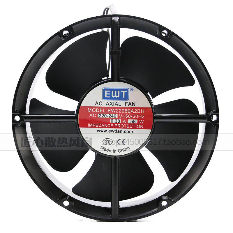 艾尔文EWT风机 22060 EW22060A2BH AC220V 58W 0.38A交流风扇