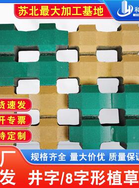 制定井字型双字植草砖车位砖人行道盲道砖草坪砖砖绿化工厂直八销