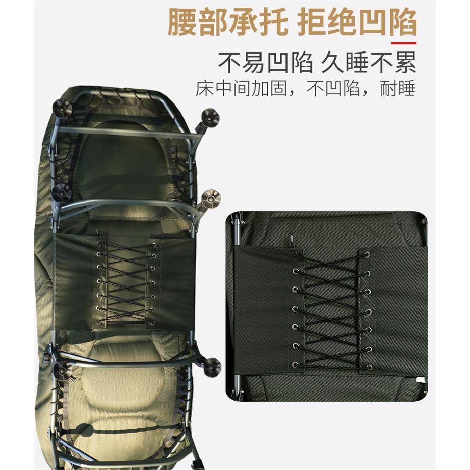 便携款折叠床午FNK睡办公巧室用午休床躺轻椅便床小小型单人小床