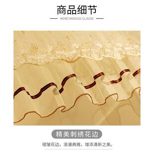纹 童防摔蚊帐三儿开门链1.5m床蒙古ZWB包1.m8床家用1.拉2米坐床式