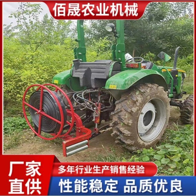 定制浇地水管收卷机  滴灌带回收机  果园农田水管回收机