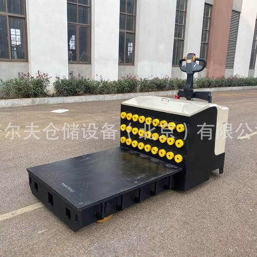 重型电动托盘搬运车模具搬运平板车平台车模具运输叉车非标