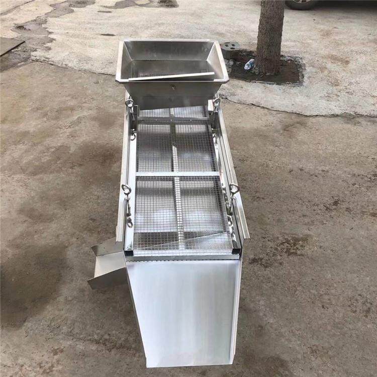 小型家用直线振动筛 黑水虻黄粉虫沙分离 大麦虫面包虫虫蛹分级筛