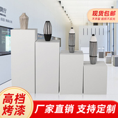 烤漆展台橱窗工艺品博物馆陈列展示柜架直播站台底座展厅会展示台