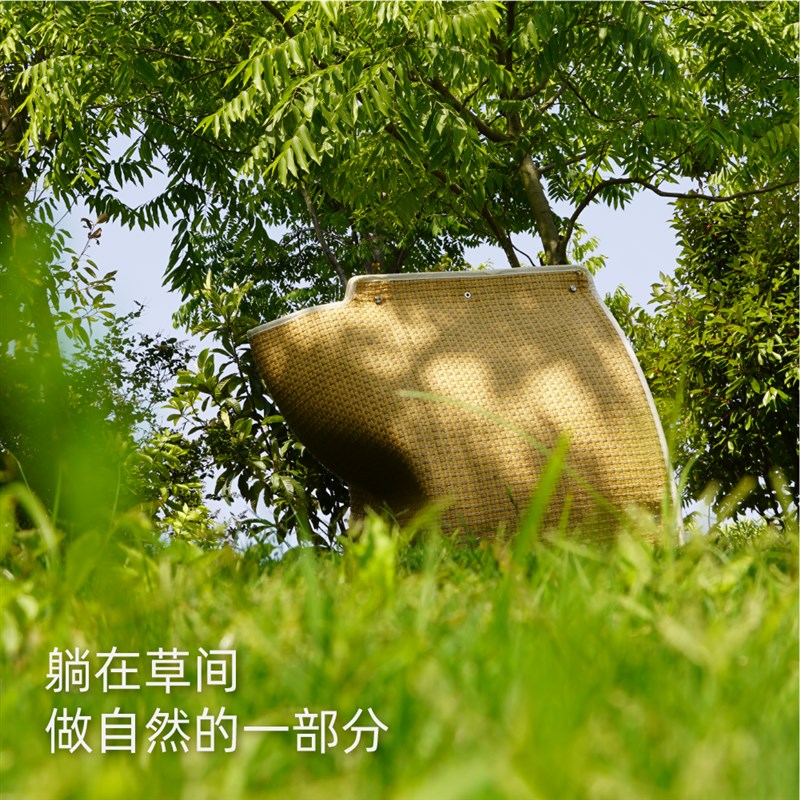 零赫兹草笠纳凉猫窝夏季猫咪睡垫清凉透气四季通用可拆洗猫窝