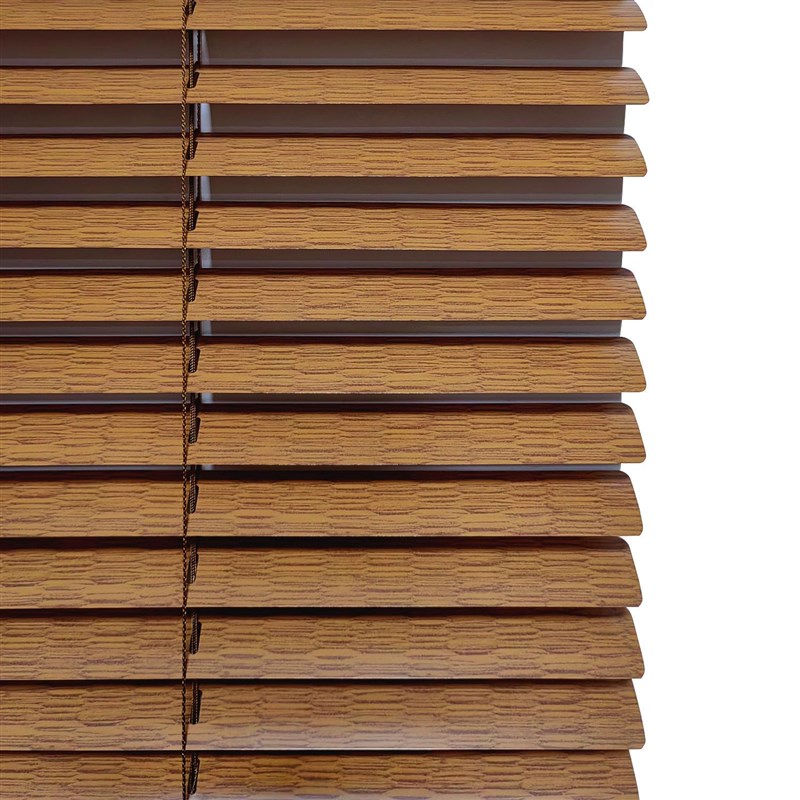 仿木纹铝合金百叶窗帘遮光遮阳办公室卧室厨房防S水防油木纹百叶