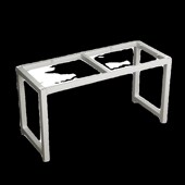 工作台定制桌腿支架吧台餐桌脚架茶几书桌底座桌子腿会议课桌腿架