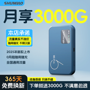 随身wifi移动无线网络wifi全国通用无限速高速纯流量4g免插卡wifl宿舍租房家用车载5宽带路由器便携6 2025新款
