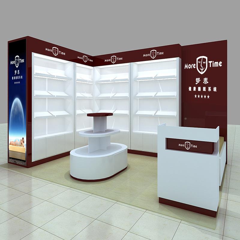 家纺货日用床上用货柜装修设计家居用品四件套展示柜GXW-YH-1架品