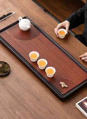 檀竹22js1013涟池室盘家用202茶5新款功夫干泡茶台小型一体排水办