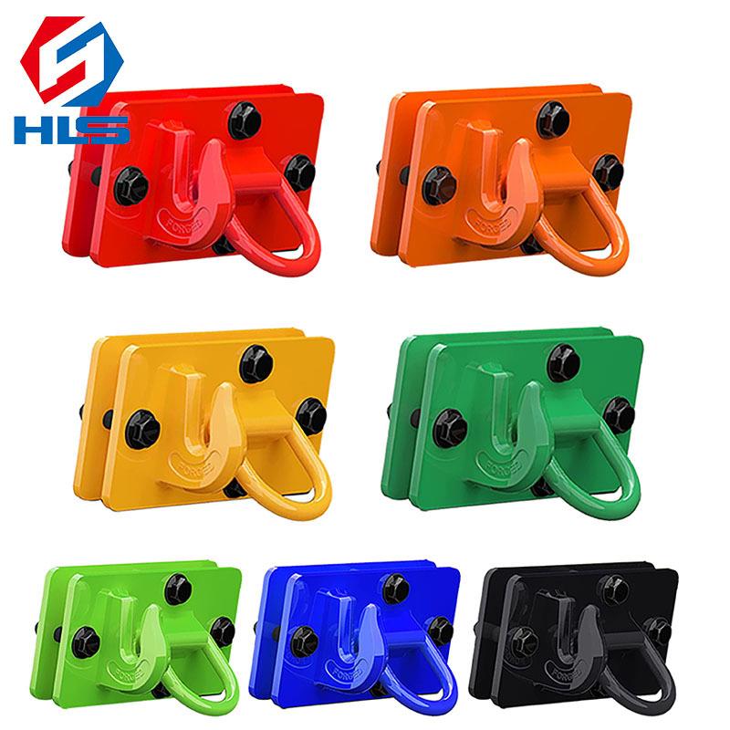 1/2大D件环带钩拖拉机挂D环加3/钩8焊接钩组CTB合/板现货