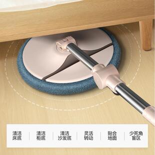 佰拖把桶折叠拖把603头自动甩水干手宁洗家用吸拖地神器懒人拖免