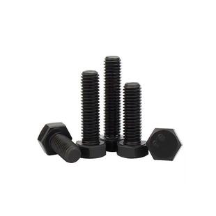 黑色8.8级高强度六角螺丝螺栓螺丝MM4MM6M8外10M1GEY2一5盒装