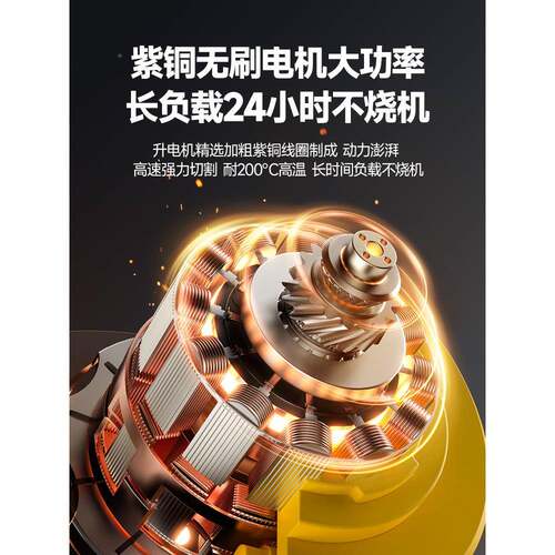 锂电角磨机家OWI用小型迷抛光多功能打磨机充电切机式你抛光割机