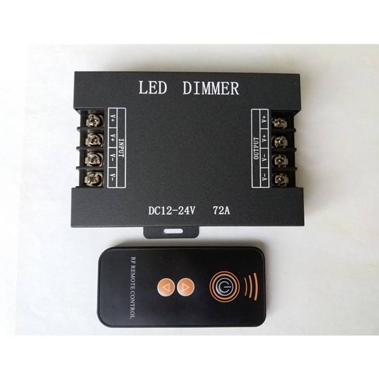 LED呼吸渐亮渐灭调光器12V穿孔灯门牌广告字展柜调光开关24V72A