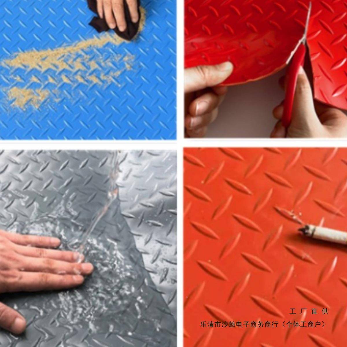 pvc厚料防滑垫子防塑进门加水橡胶门垫走廊F97JH997楼梯仓库厨房
