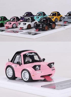 MJ1:6马自达aM5NA1MitaQ版4X84028树脂车模收藏