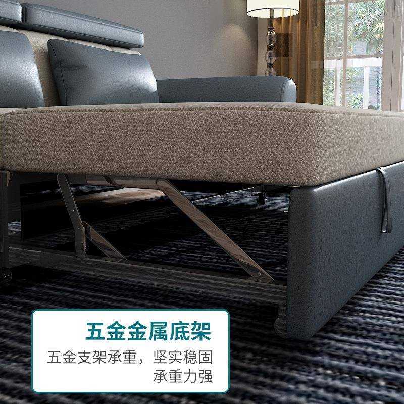 折叠沙发床两用小户型客厅1.21.51.8米多功能科技布沙发床乳胶