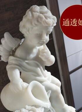 欧式婚庆喷泉装饰 庭院阳台流水鱼池 园林水景观天使雕塑大型摆件