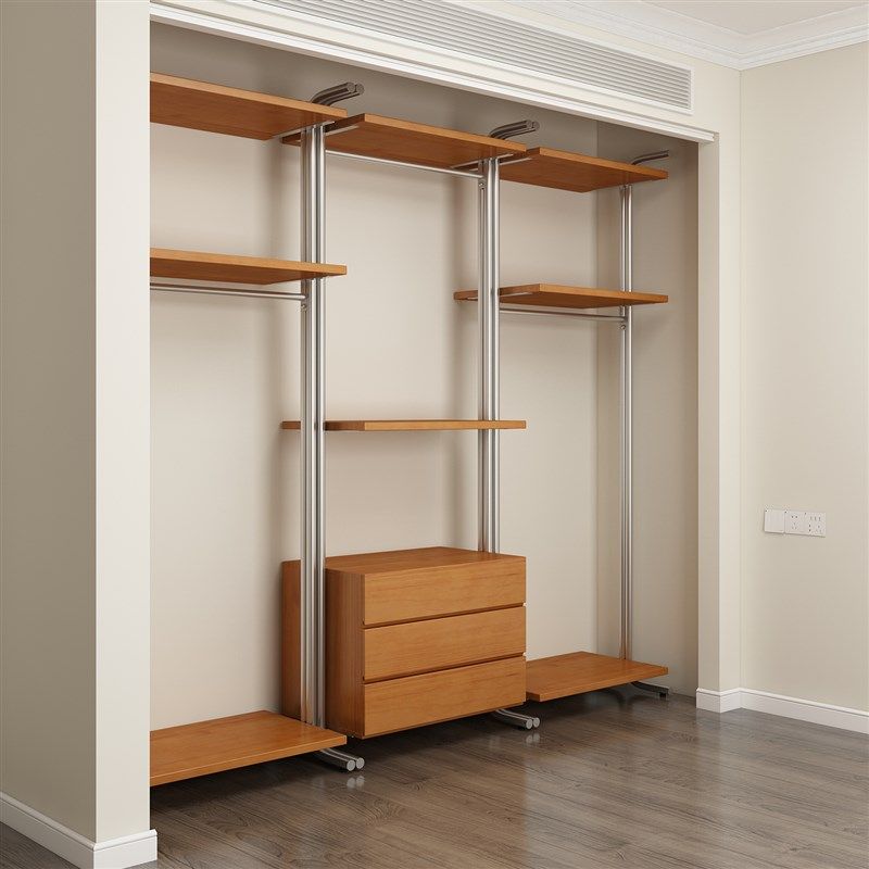 金属衣柜收纳铁艺步入式衣架落地卧室开放式衣橱框架衣帽间置物架,住宅家具,独立衣柜,淘宝优惠券,粉丝福利购,淘宝优惠卷